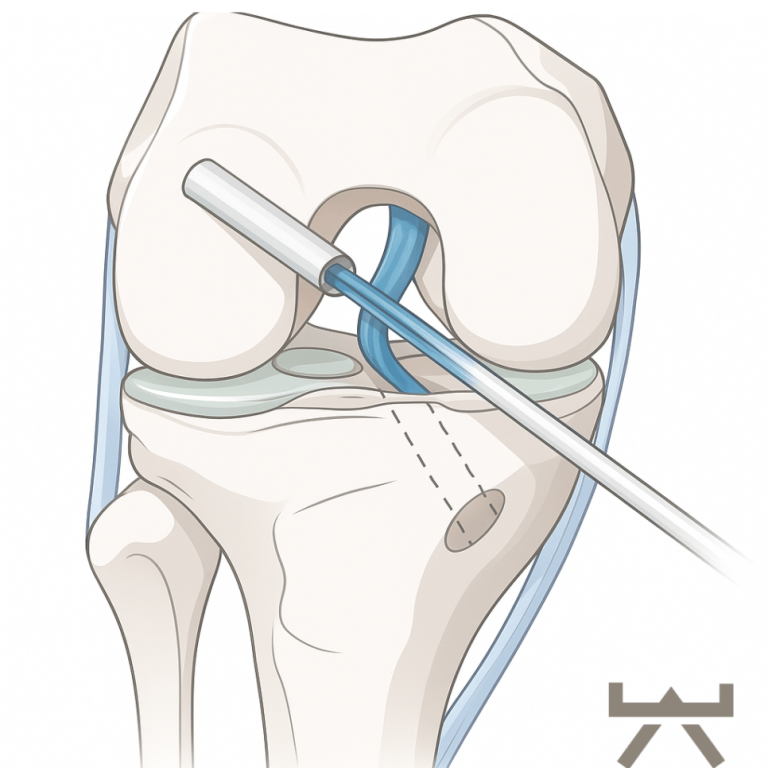 Progressive Knieübung zur kontrollierten Belastungssteigerung nach vorderer Kreuzbandruptur für Menschen aus Vorhelm und Hoetmar.